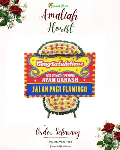 Bunga Papan Congratulation di Karangsuko